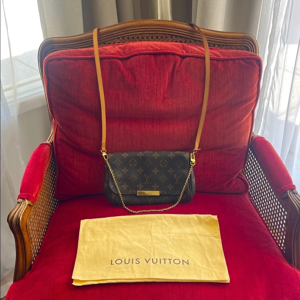 Louis Vuitton Dark Brown Monogram Crossbody Bag